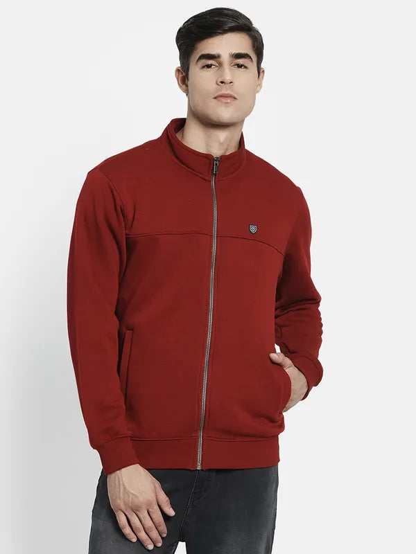 Men Maroon Sweatshirt