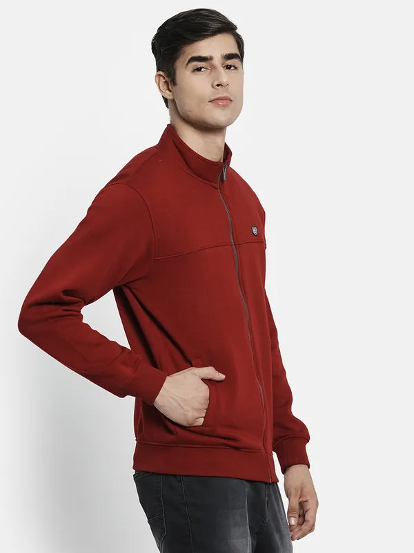 Men Maroon Sweatshirt