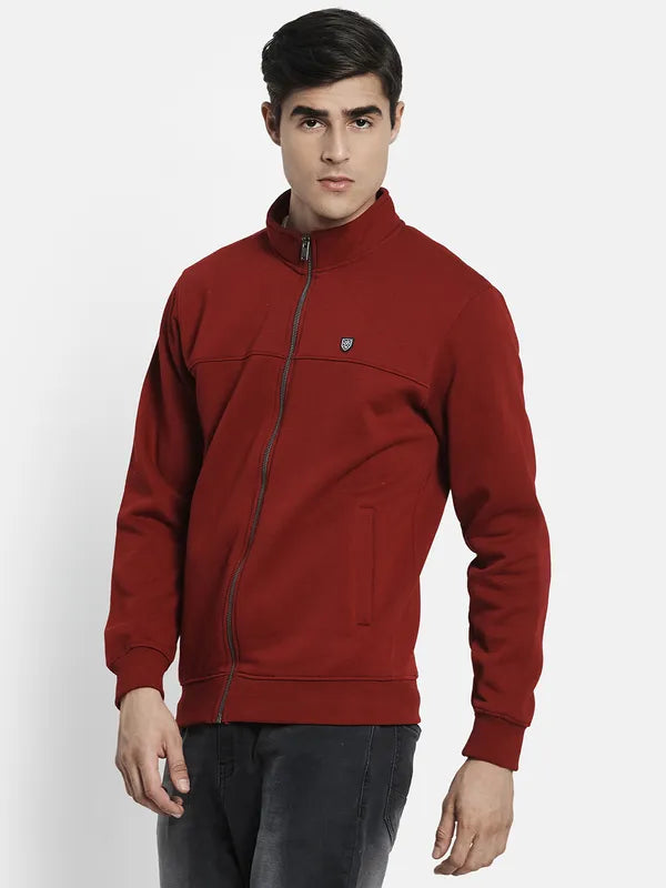 Men Maroon Sweatshirt