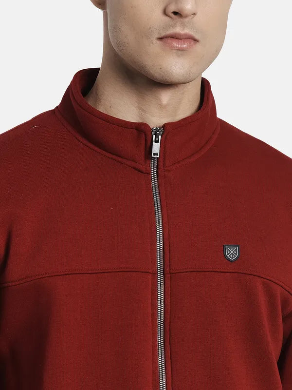 Men Maroon Sweatshirt