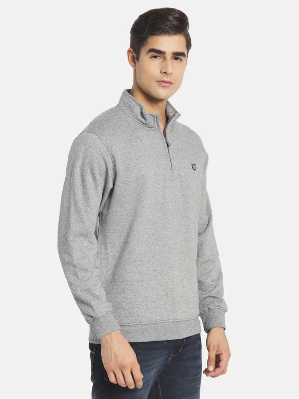 Octave Men Grey Sweatshirt