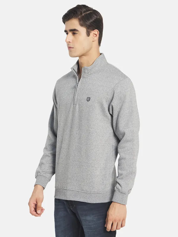 Octave Men Grey Sweatshirt