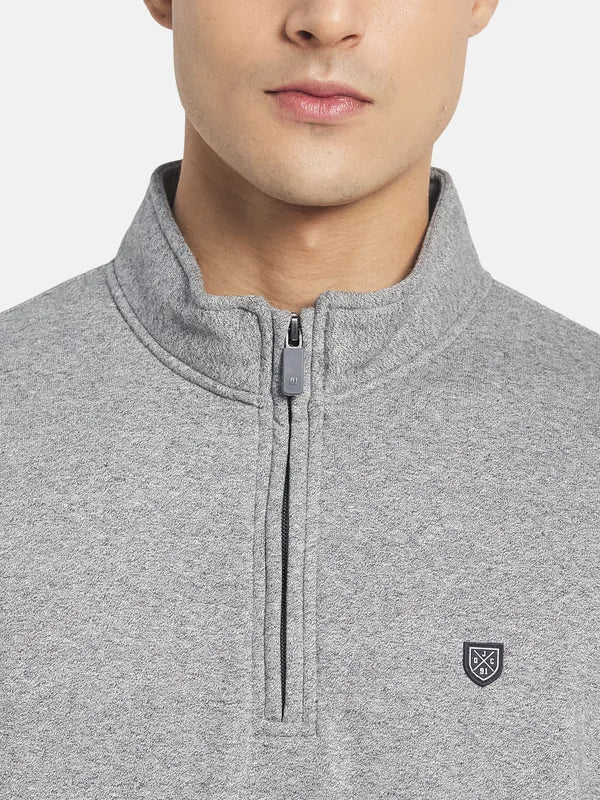 Octave Men Grey Sweatshirt