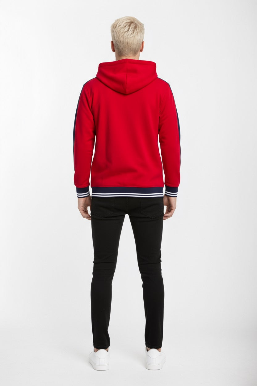 Octave Men Solid Hooded Sweatshirt