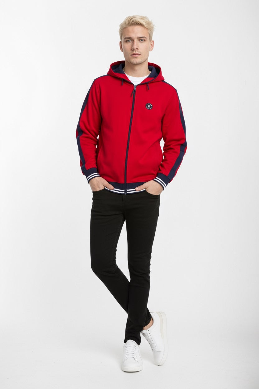 Octave Men Solid Hooded Sweatshirt
