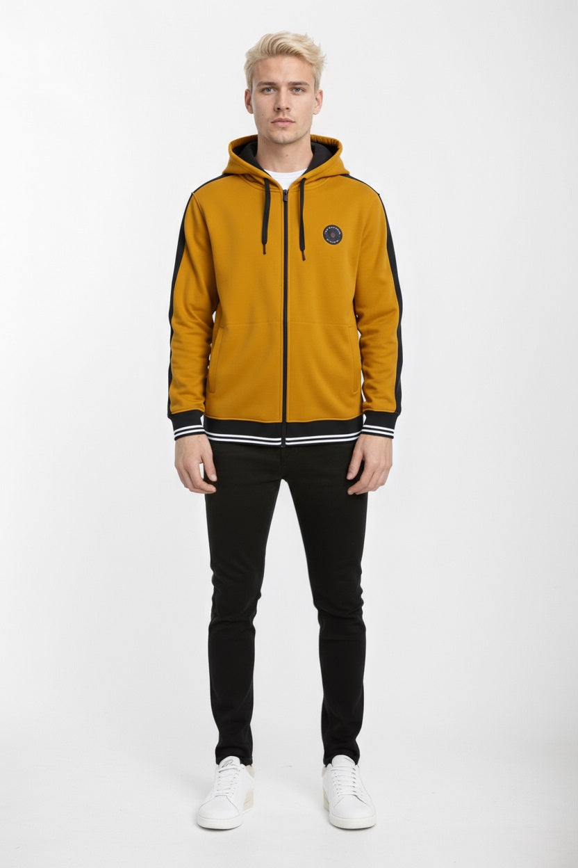 Octave Men Solid Hooded Sweatshirt