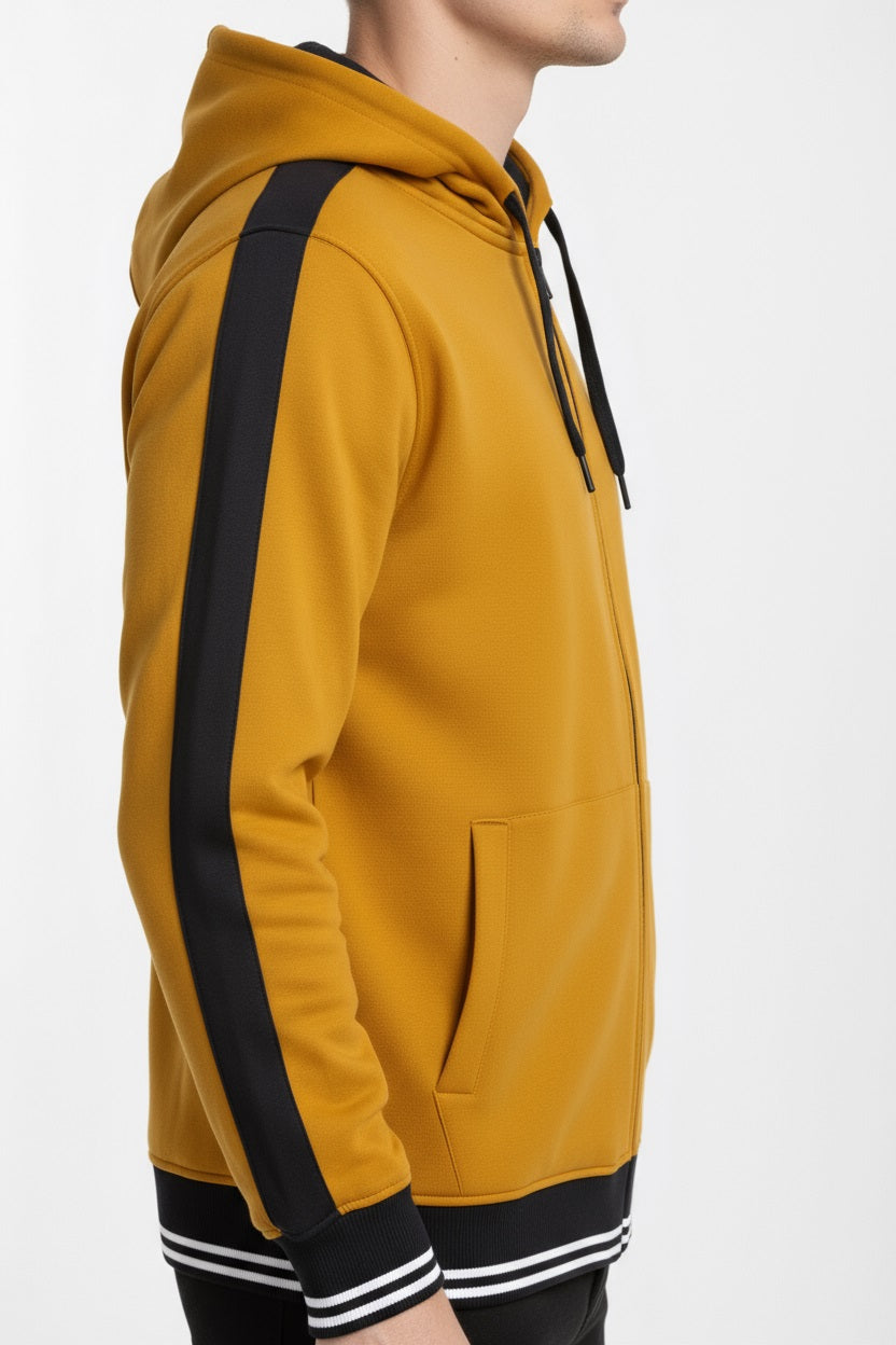 Octave Men Solid Hooded Sweatshirt