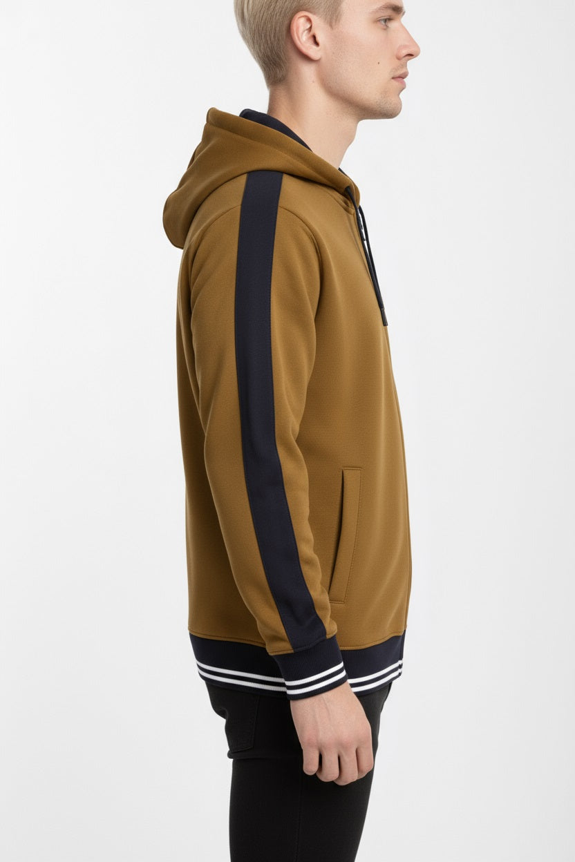 Octave Men Solid Hooded Sweatshirt