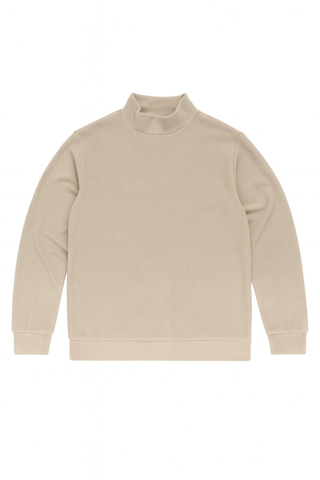 Octave Men Solid High Neck Sweatshirt