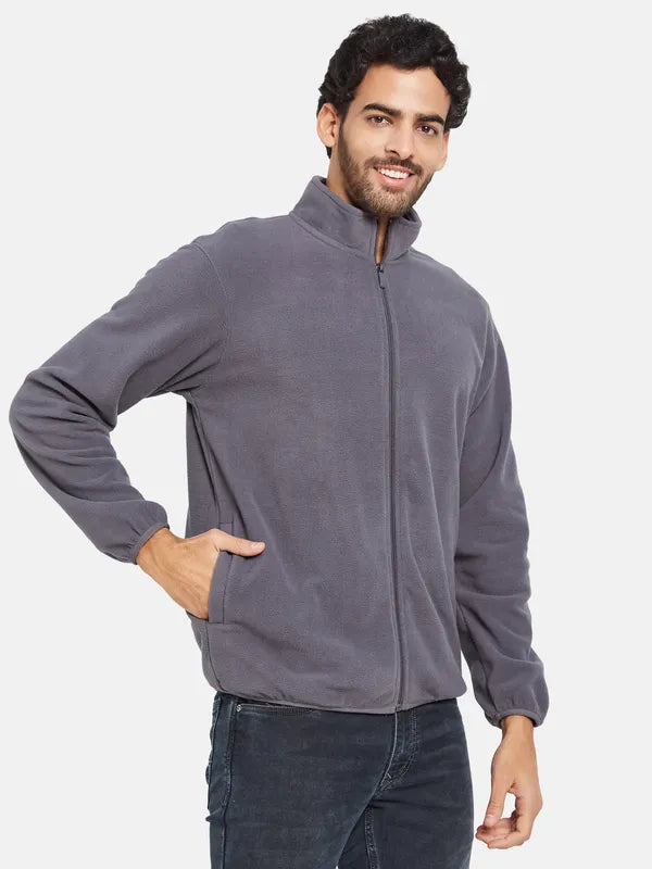 Octave Men Grey Sweatshirt