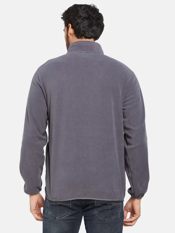 Octave Men Grey Sweatshirt