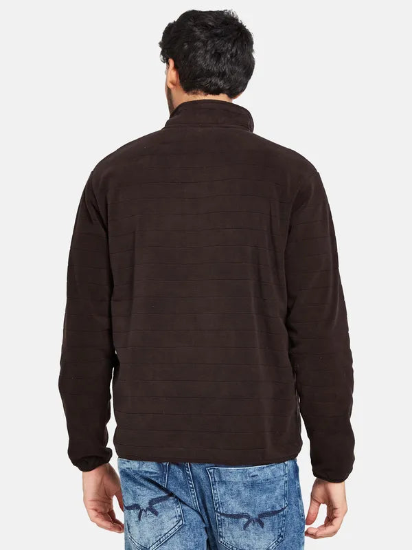 Octave Men Maroon Sweatshirt