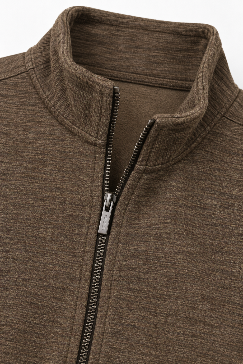 Men’s Coco Melange Cotton Blend Full-Zip Sweatshirt – Regular Fit