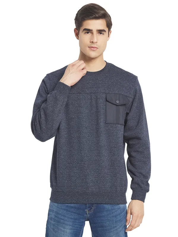 Octave Men Grey Sweatshirt