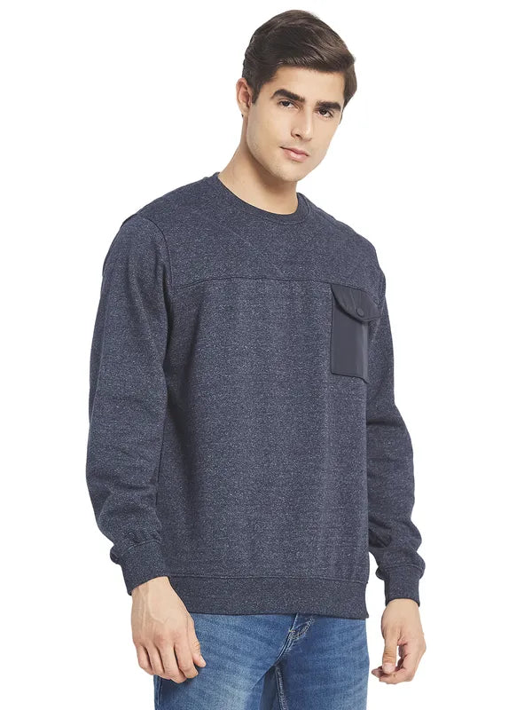 Octave Men Grey Sweatshirt