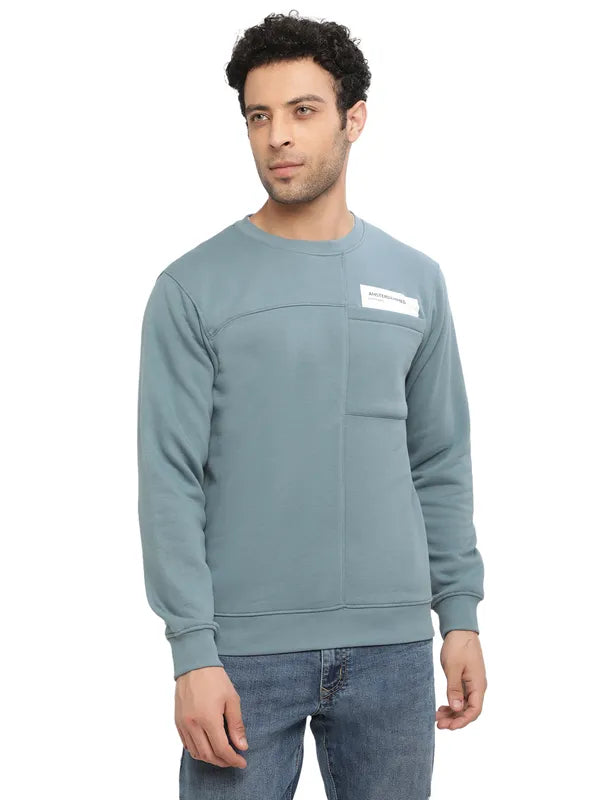 Octave Men Blue Sweatshirt