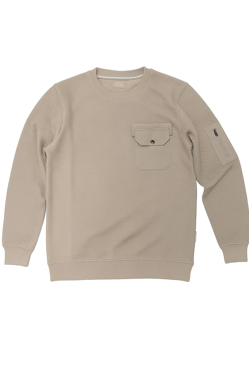 Octave Men Solid Round Neck Sweatshirt