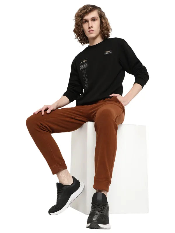 Octave Men Black Sweatshirt