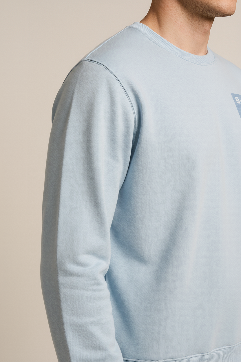 Octave Men Printed Round Neck Sweatshirt