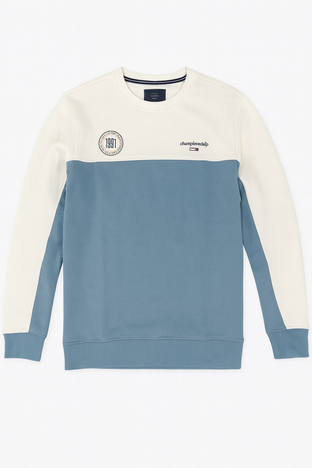 Octave Men Colourblocked Round Neck Sweatshirt
