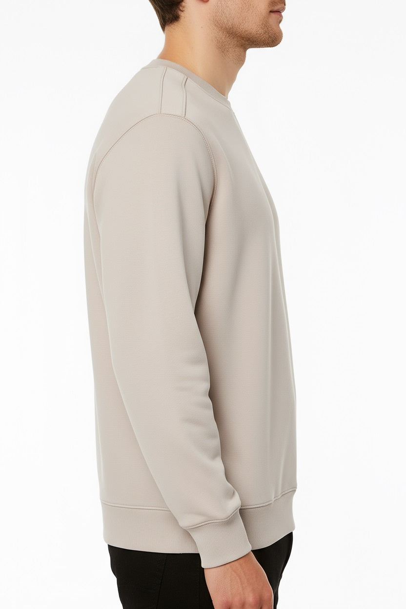 Octave Men Solid Round Neck Sweatshirt