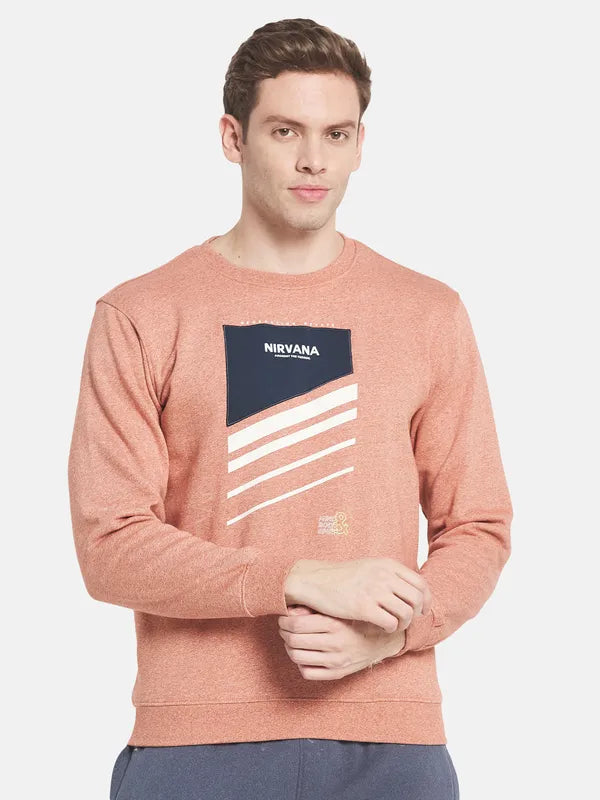 Men Coral Printed Sweatshirt