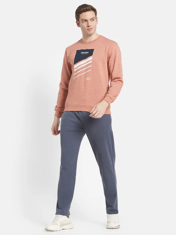 Men Coral Printed Sweatshirt