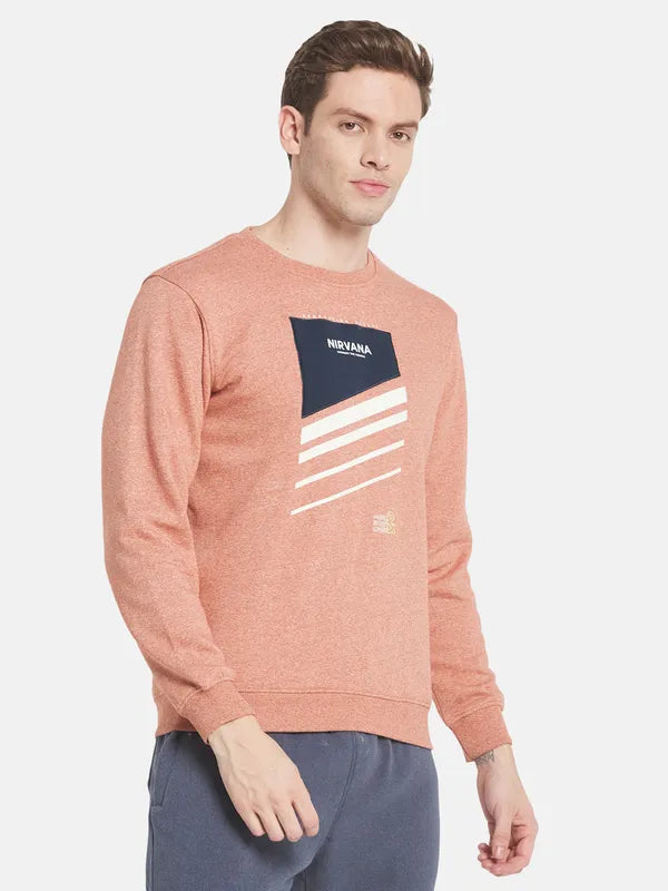 Men Coral Printed Sweatshirt