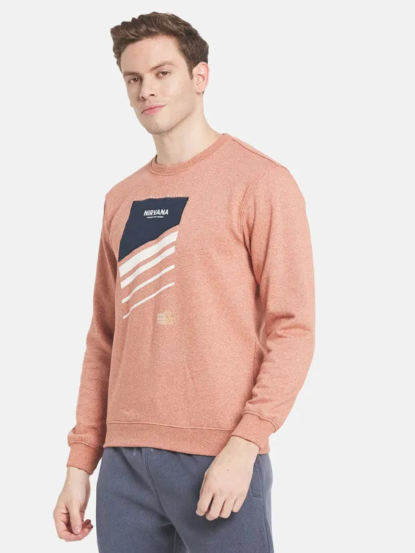 Men Coral Printed Sweatshirt