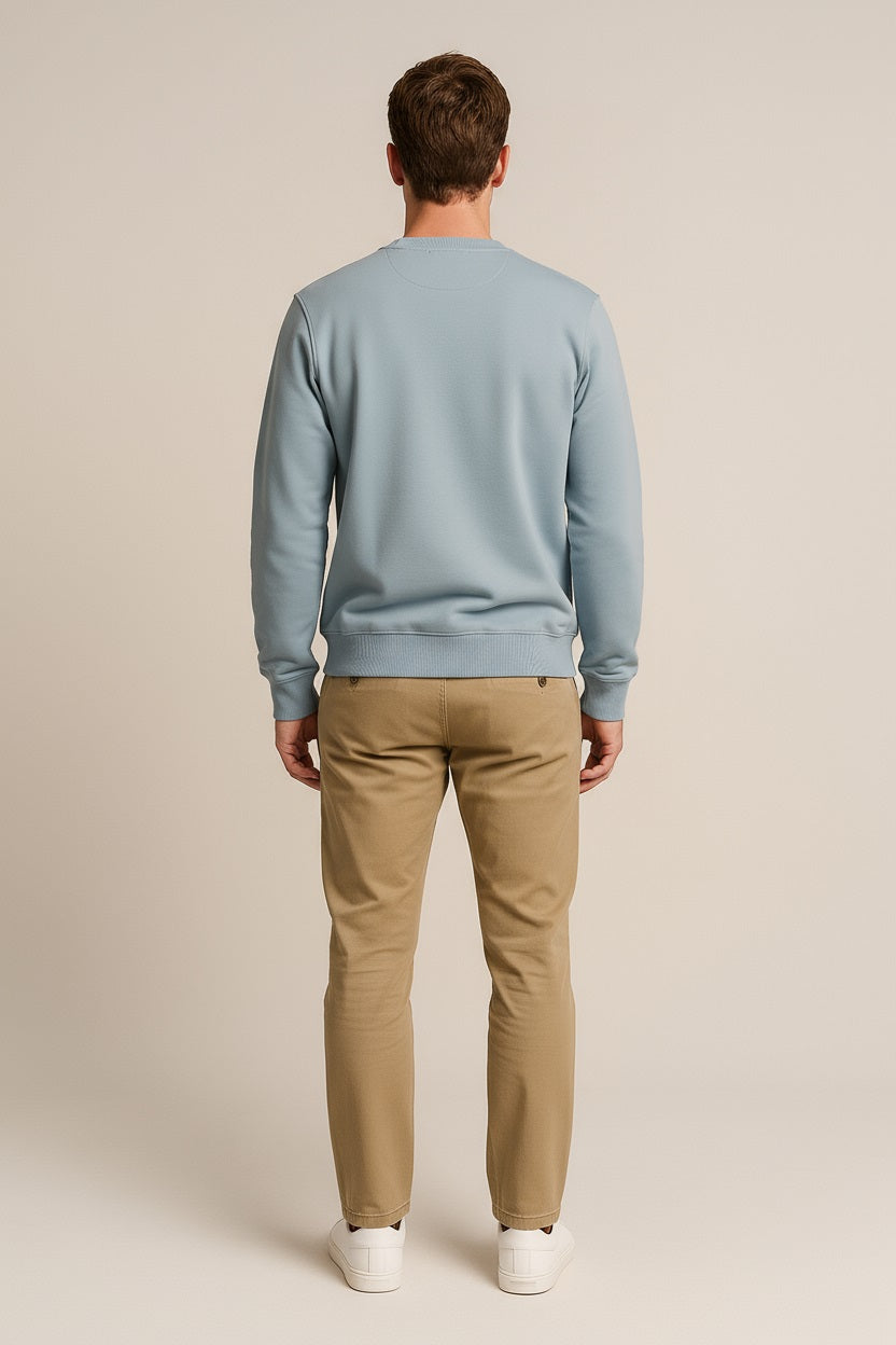 Octave Men Colourblocked Round Neck Sweatshirt