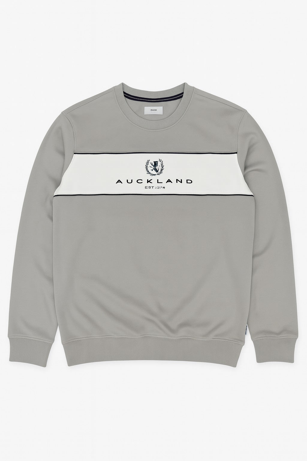 Octave Men Colourblocked Round Neck Sweatshirt