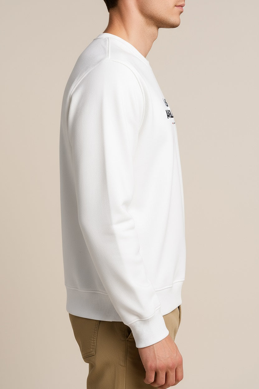 Octave Men Printed Round Neck Sweatshirt