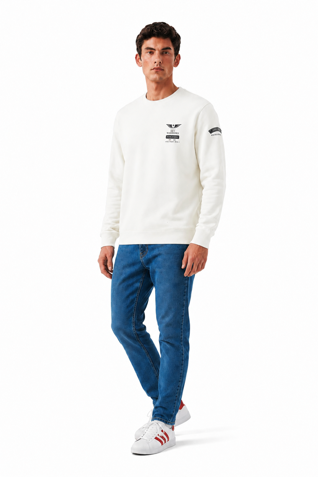 Men’s  Cotton Pique Winter Sweatshirt