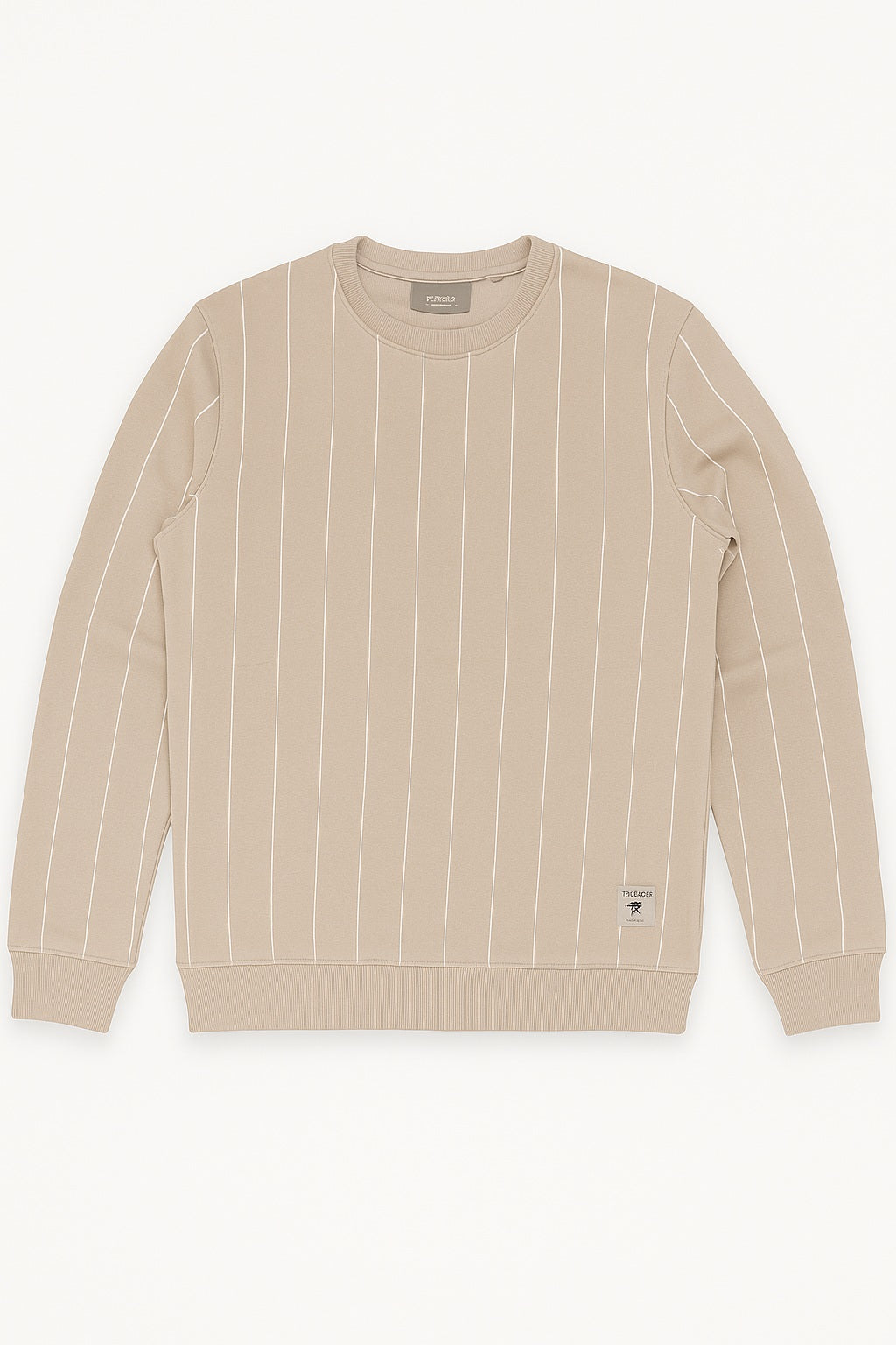 Octave Men Striped Round Neck Sweatshirt
