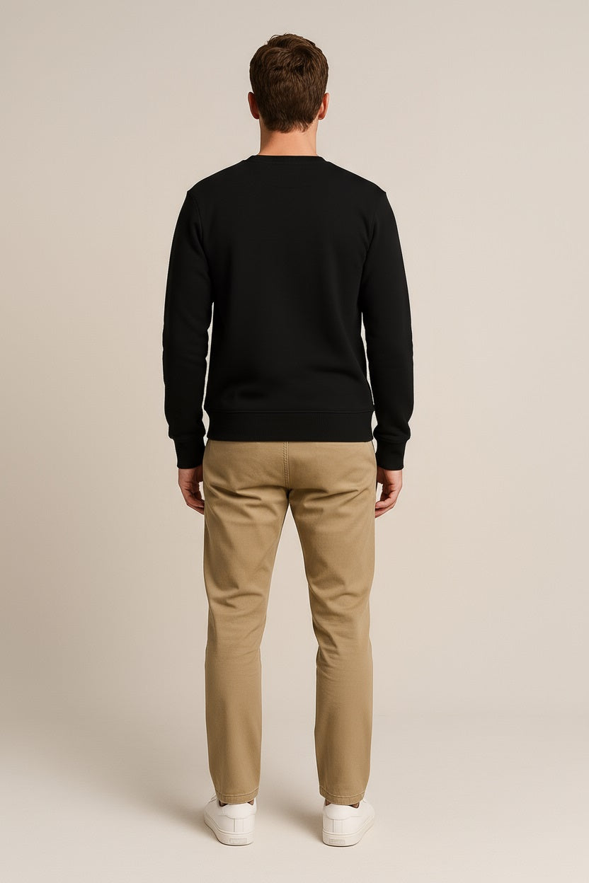 Octave Men Printed Round Neck Sweatshirt