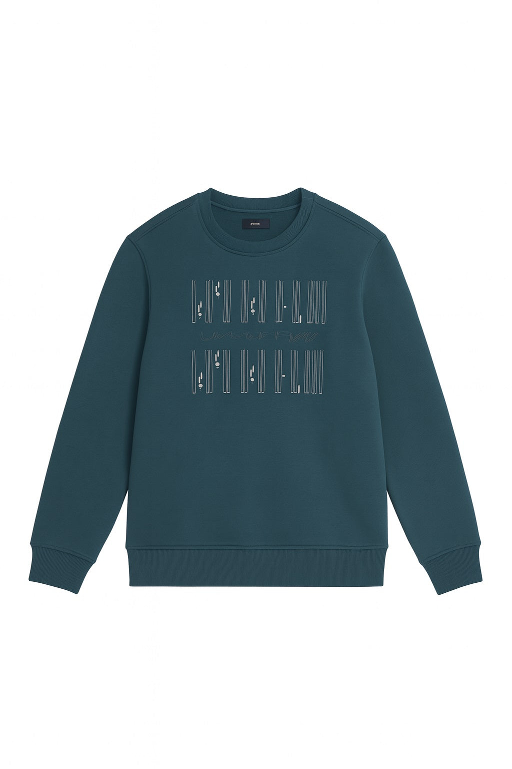 Octave Men Printed Round Neck Sweatshirt