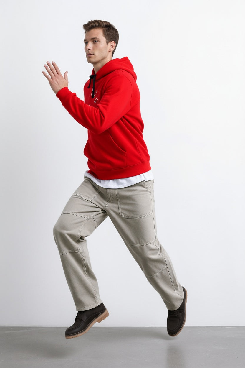 Ocatve Men Graphic Hood Neck Sweatshirt