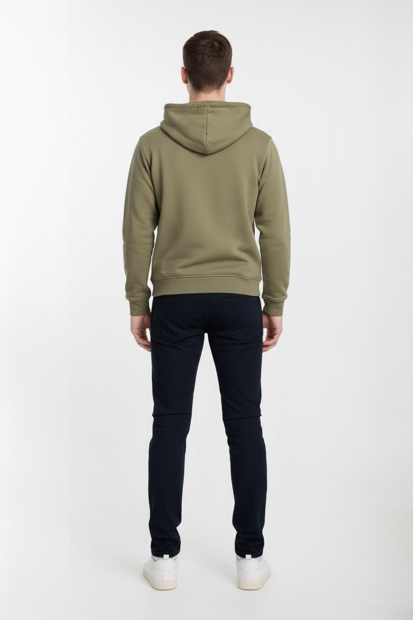 Octave Men Printed Hooded Sweatshirt