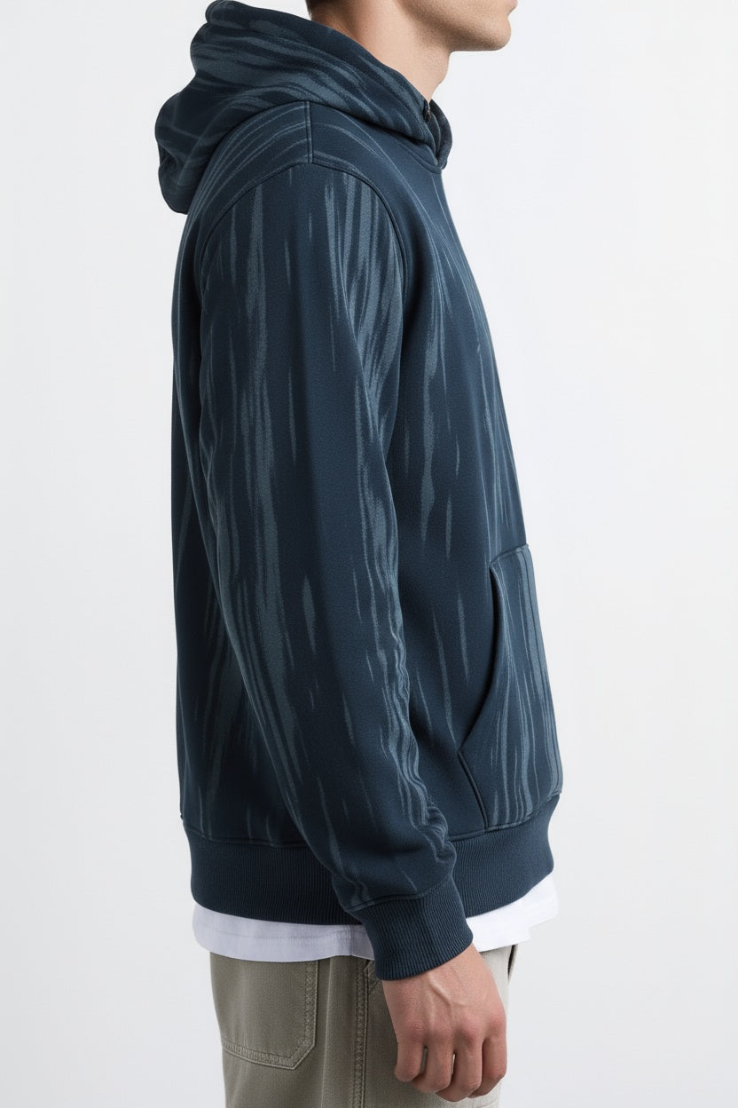 Ocatve Men Graphic Hood Neck Sweatshirt