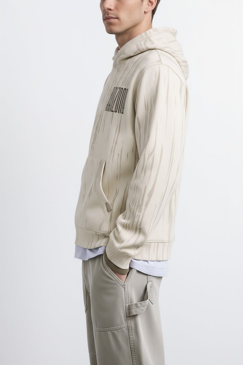 Ocatve Men Graphic Hood Neck Sweatshirt