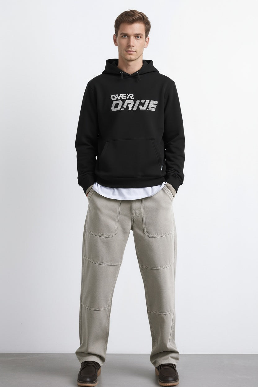 Ocatve Men Graphic Hood Neck Sweatshirt