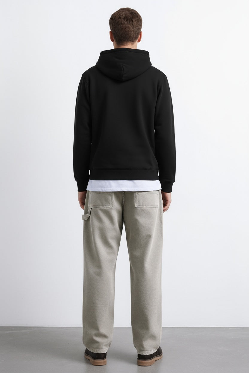 Ocatve Men Graphic Hood Neck Sweatshirt