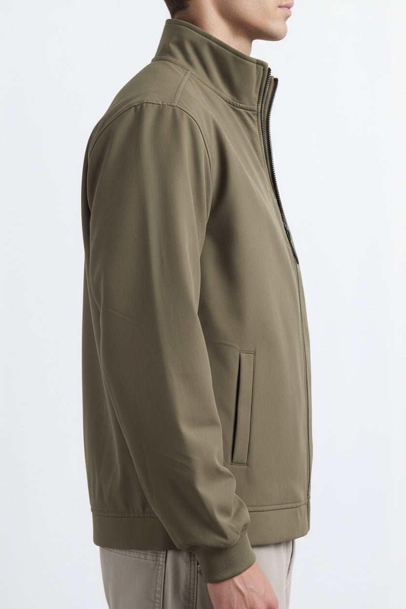 Octave Men Solid Mandrain Neck Sweatshirt