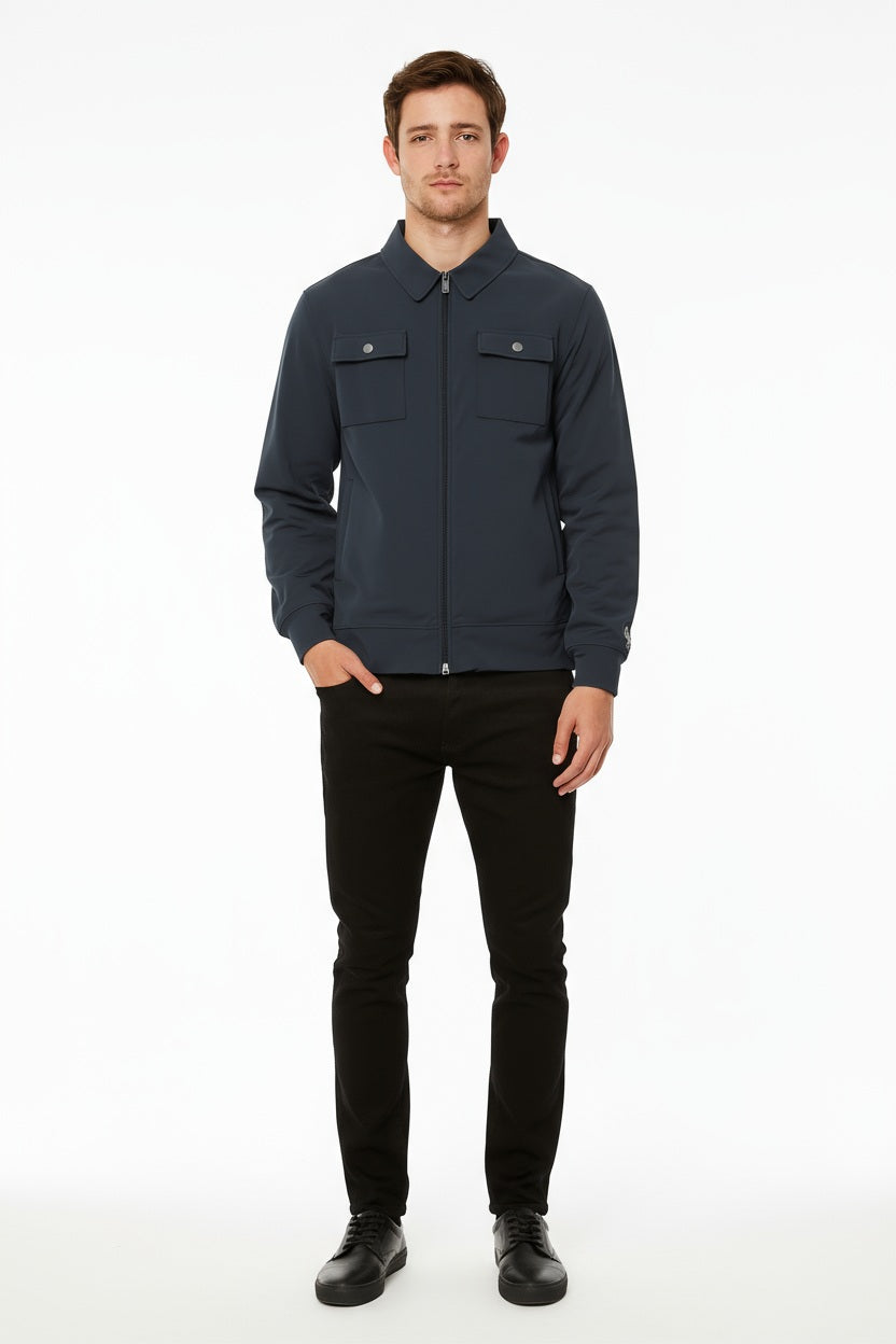 Octave Men Solid Mandrain Neck Sweatshirt