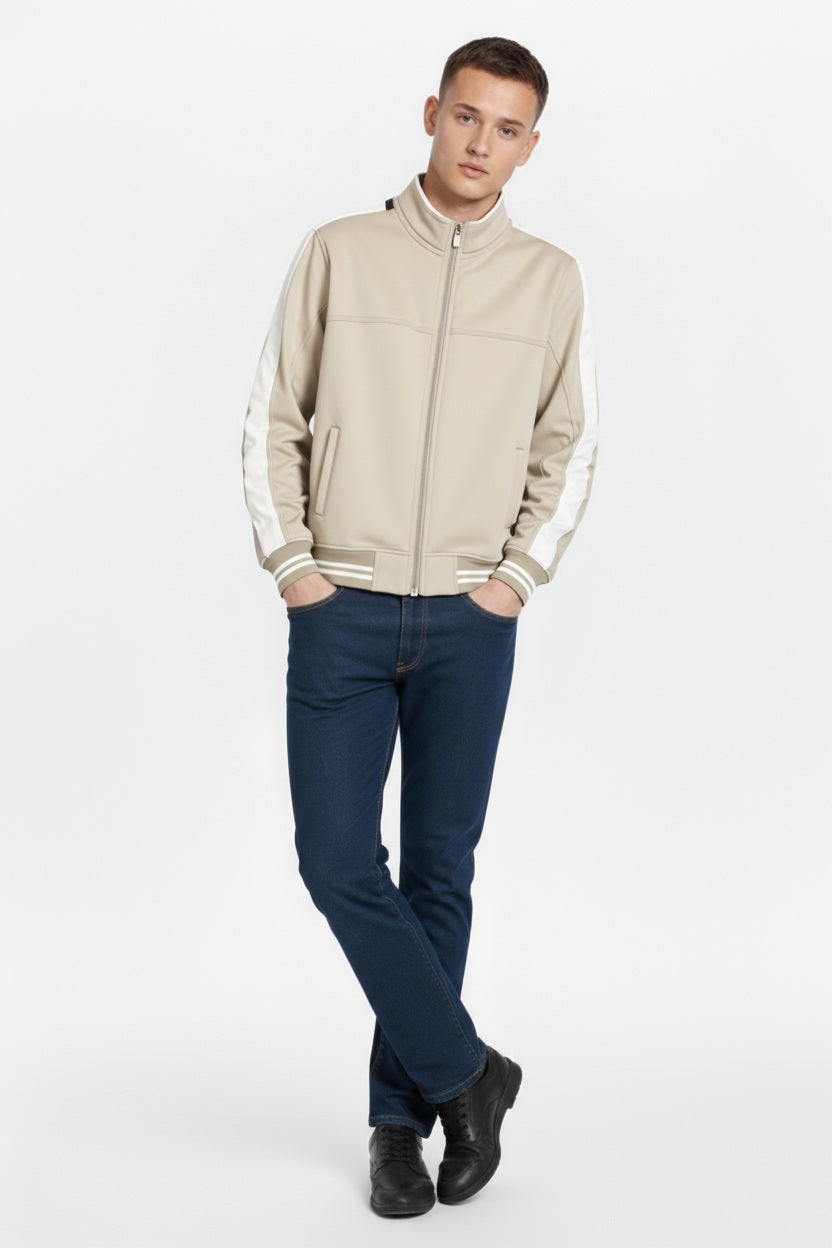 Octave Men Solid Mandrain Neck Sweatshirt