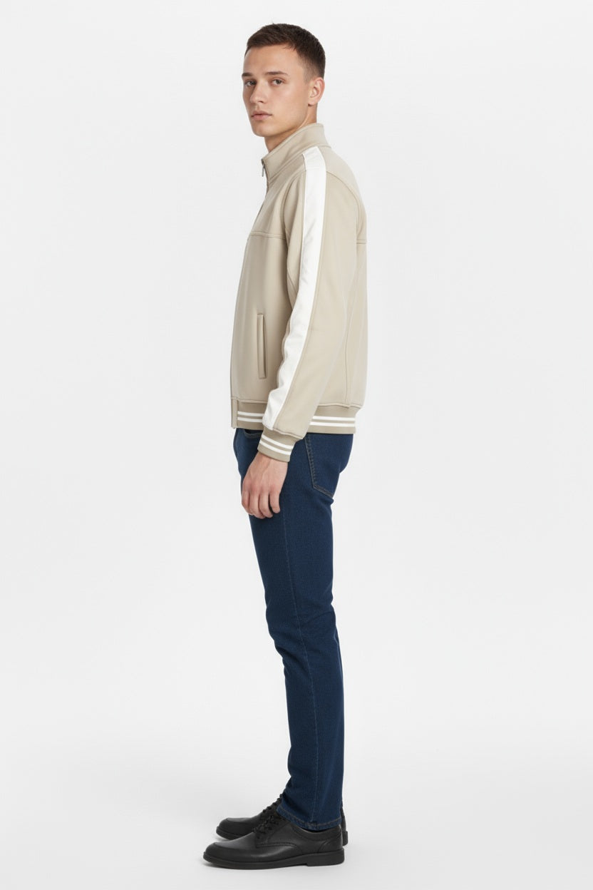 Octave Men Solid Mandrain Neck Sweatshirt