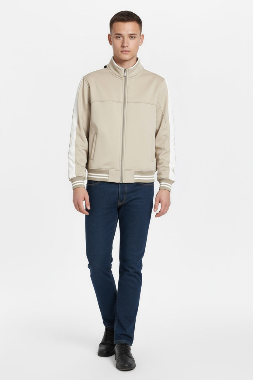 Octave Men Solid Mandrain Neck Sweatshirt