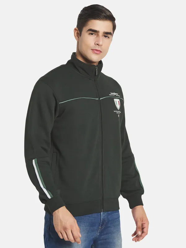 Plus Size Men Green Sweatshirt