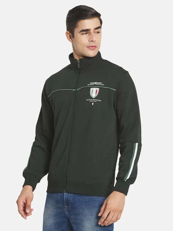 Plus Size Men Green Sweatshirt