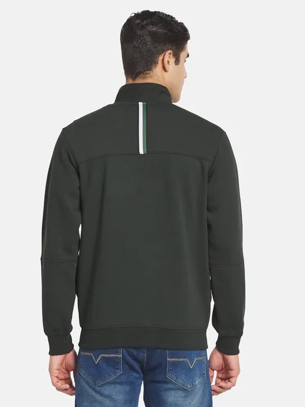 Plus Size Men Green Sweatshirt